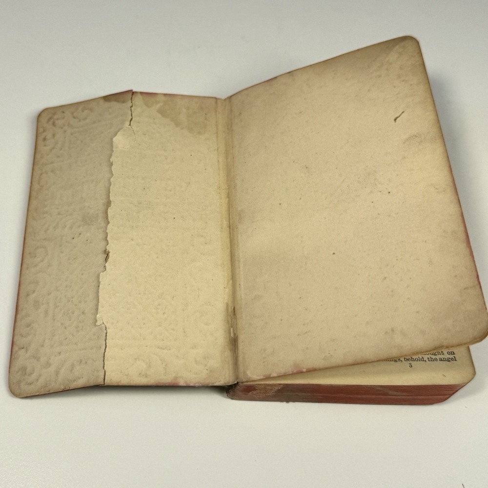 Antique 1903 New Testament Pocket Bible Agate 32mo American Bible Society - Picture 8 of 13